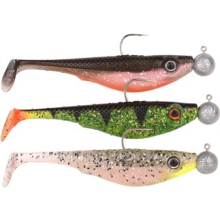 Spro Iris The Shad To-Go 10,0 cm / 5,0 g Salt & Pepper / UV Perch / Olive