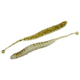 Omura Bait Snake Knoblauch weis / gold mit Glitter