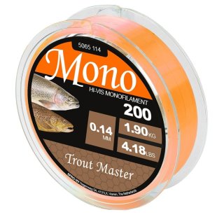 Spro Trout Master Hi-Vis Mono Orange 0,18 mm / 3,5 kg