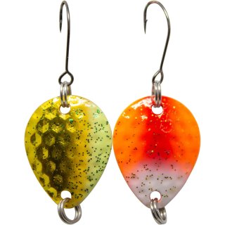FTM Spoon Bilg 1,7 g orange - rot - weiß - gold / orange - rot