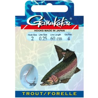 Gamakatsu Trout LS-3610 Spiral 100 cm Gr. 10