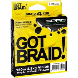 Spro Got Braid! Vision Yellow 0,08 mm