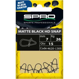 Spro Matte Black HD Snap 5,0 mm / 18 kg