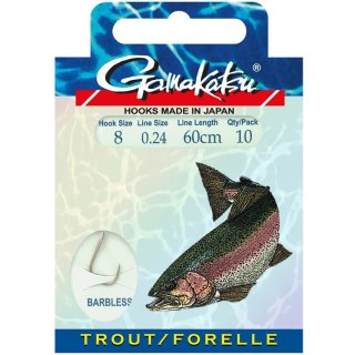 Gamakatsu Trout Barbless 60 cm Gr. 6