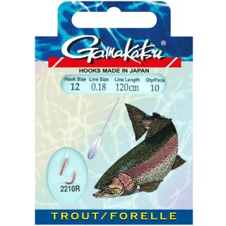 Gamakatsu Trout LS-2210R 120 cm Gr. 6 / 0,20 mm