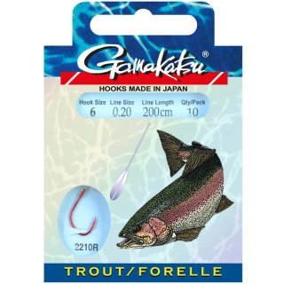 Gamakatsu Trout LS-2210R 200 cm Gr. 6 / 0,22 mm