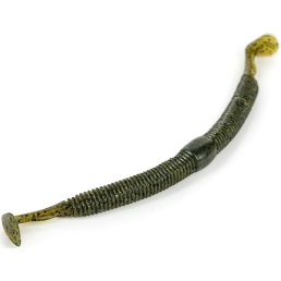 Molix Sneaky Worm 5" Green Pumpkin