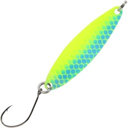 FTM Spoon Heavy 6,5 g Chartreuse - blau / weiß