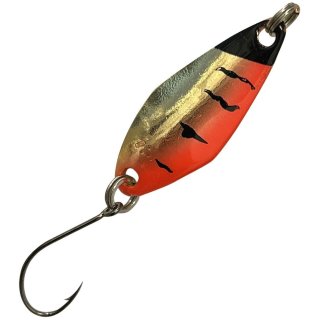FTM Spoon Limitiert Tremo 2,3g / gold - orange - gestreift