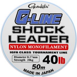 Gamakatsu G-Line Shock Leader 0,57 mm / 20 kg