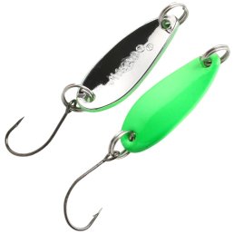 Mikado Blinker Mini Spoon 2,5 g fluo grün / silber