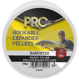 Sonubaits Pro Hookable Expander Pellets Banoffee 6 mm