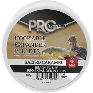 Sonubaits Pro Hookable Expander Pellets Salted Caramel 6 mm