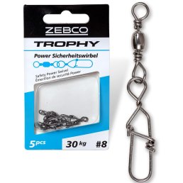 Zebco Trophy Power-Sicherheitswirbel Gr. 12 / 22 kg