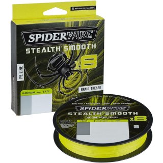 Spiderwire Stealth Smooth 8 Hi-Vis Yellow 150m 0,19 mm / 18,0 kg