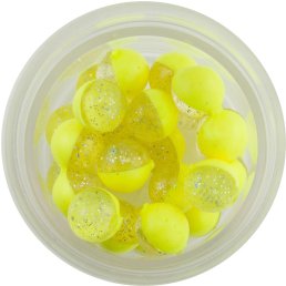 Berkley Powerbait Power Clear Eggs Floating Clear Silver-Fl. Yellow Garlic