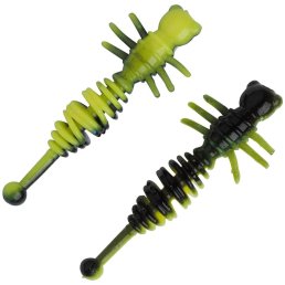 Berkley Powerbait Power Larvae 55 mm Black / Sunshine Yellow