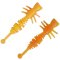Berkley Powerbait Power Larvae 55 mm Fluo Orange / Sunshine Yellow