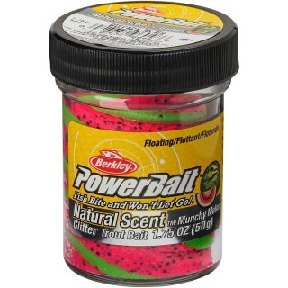 Berkley Trout Bait Garlic Glitter Sunshine Yellow