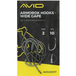 Avid Carp Armorok Hooks Wide Gape Gr. 8
