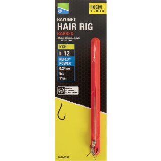 Preston KKH Bayonet Hair Rigs 10cm 14