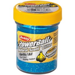 Berkley Powerbait Natural Glitter Trout Dough Garlic Blue...