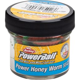 Berkley Powerbait Power Honey Worm Green / Orange