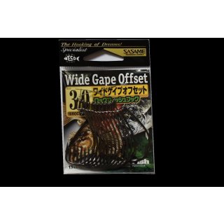 Sasame Wide Gape Offset Haken Gr.: 3/0