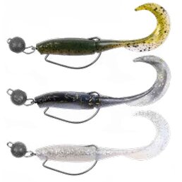 Zebco Demonic Curly Tails Natural