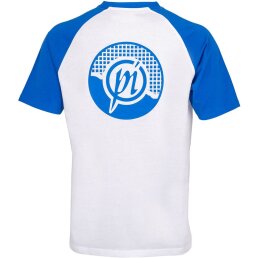 Preston Lightweight White Raglan T-Shirt L