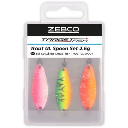 Zebco Target Fish Ultra Light Trout Spoon Set