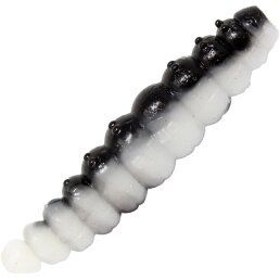 FTM Omura Baits Larvy 3,5 cm Schwarz / Weiß
