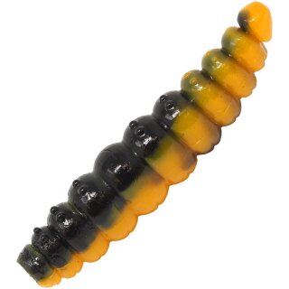 FTM Omura Baits Larvy 3,5 cm Schwarz / Ocker