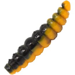 FTM Omura Baits Larvy 3,5 cm Schwarz / Ocker