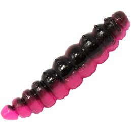 FTM Omura Baits Larvy 4,5 cm Schwarz / Dunkelpink