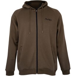 Avid Carp Compound Zip Hoodie braun 3XL