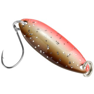 FTM Spoon Tango 1,8 g rot - weiß - motoröl Glitter - silber