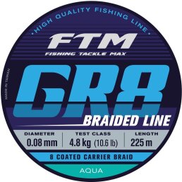 FTM GR8 Braided Line Aqua