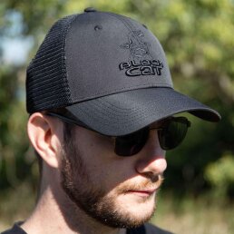 Black Cat Black Trucker Cap