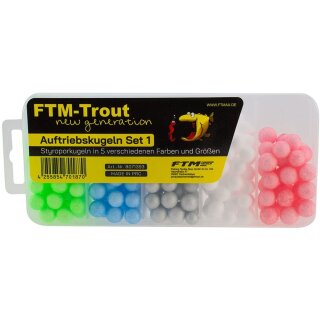 FTM Trout Auftriebskugeln Set Set 1