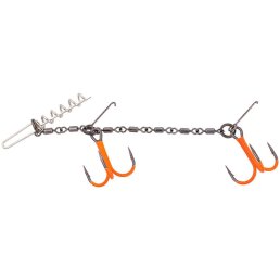 VMC Double Pike Chain UV Orange Gr. L