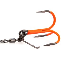 VMC Double Pike Chain UV Orange Gr. L