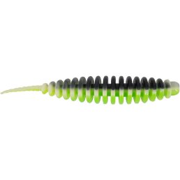 Spro Trout Master Worm 65 Black Chartreuse