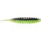Spro Trout Master Worm 65 Black Chartreuse