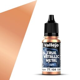 Vallejo True Metallic Metal Light Ancient Copper 18ml