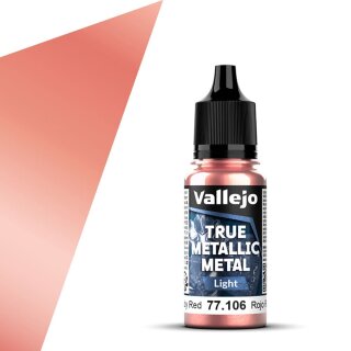 Vallejo True Metallic Metal Light Ruby Red 18ml