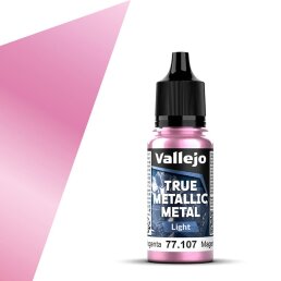 Vallejo True Metallic Metal Light Crimson Magenta 18ml
