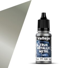 Vallejo True Metallic Metal Light Obsidian Black 18ml