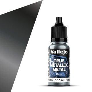 Vallejo True Metallic Metal Base Obsidian Black 18ml