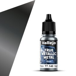 Vallejo True Metallic Metal Base Obsidian Black 18ml